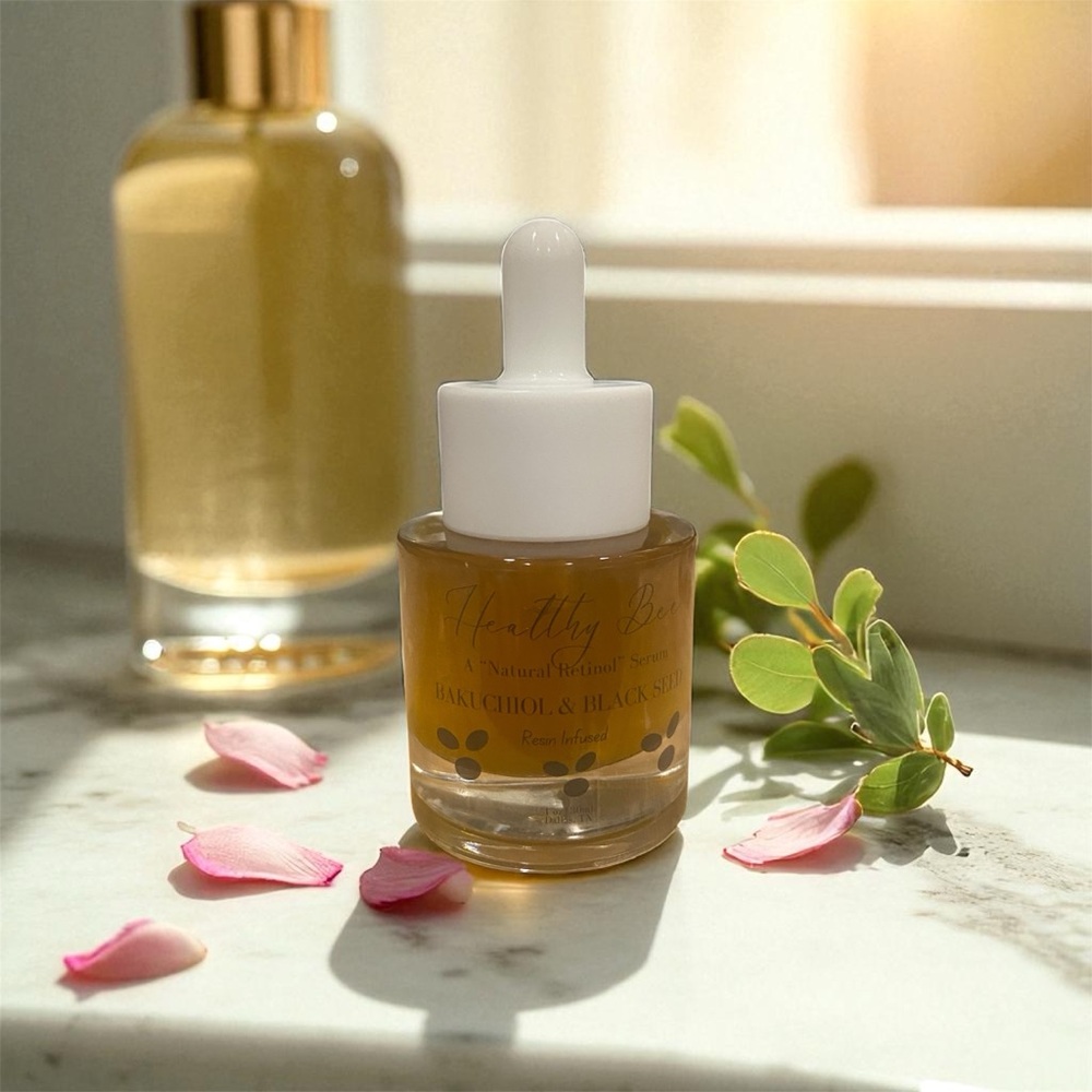 Bakuchiol & Black Cumin Seed Oil | Resin Infused| 30ml | 1oz